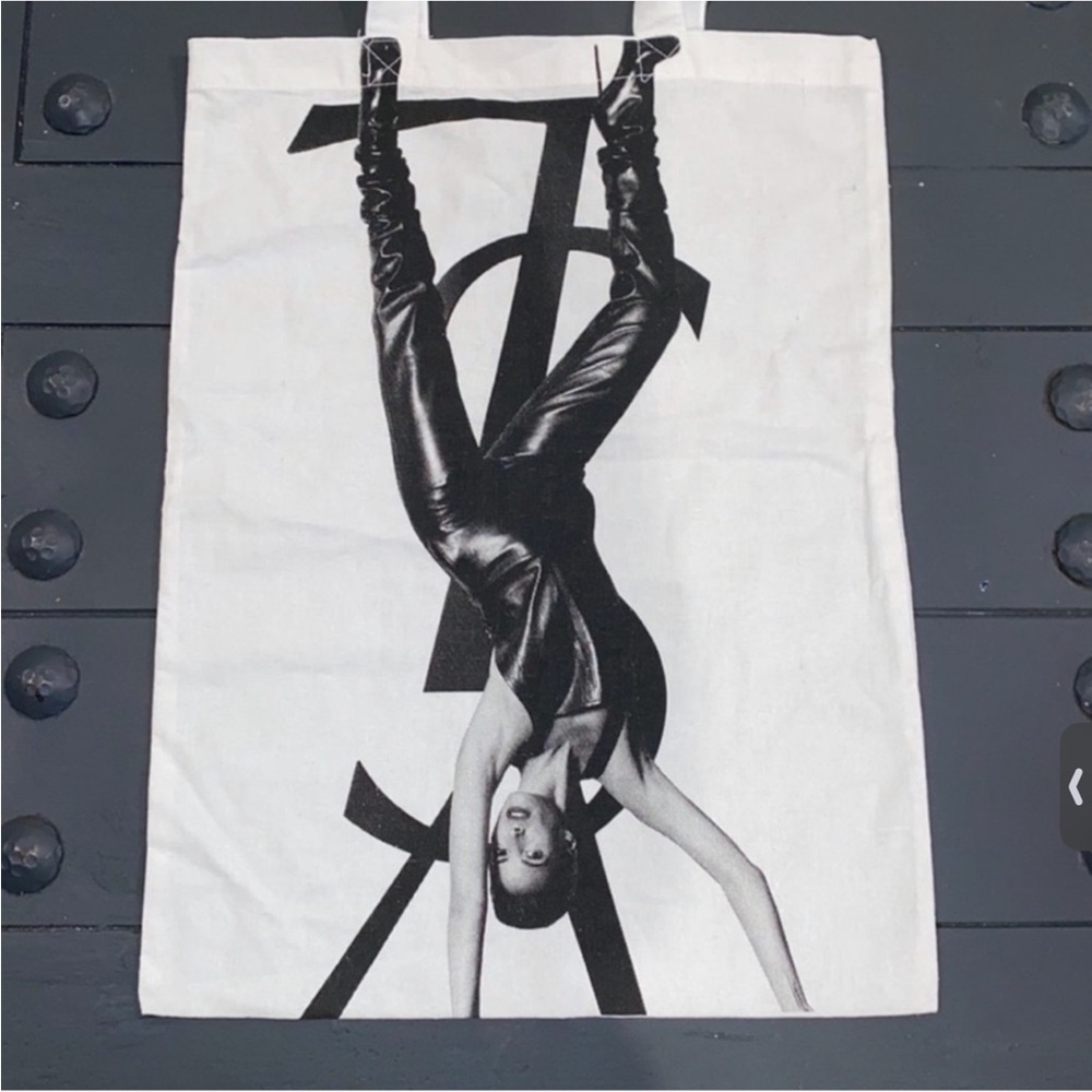 Rare Authentic Yves Saint Laurent luxury designer 2008 signature tote bag - Picture 4 of 9